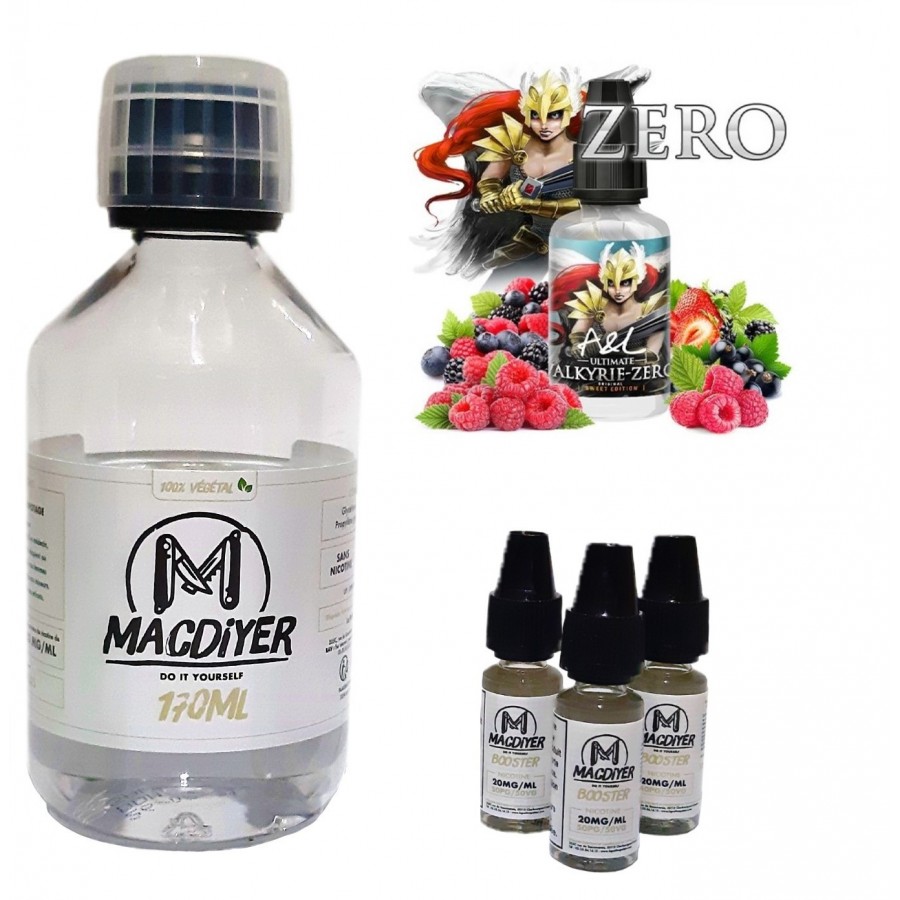 KIT DE PREPARATION POUR 230ML DE VALKYRIE ZERO SWEET EDITION KIT DE PREPARATION POUR 230ML DE VALKYRIE ZERO SWEET EDITION