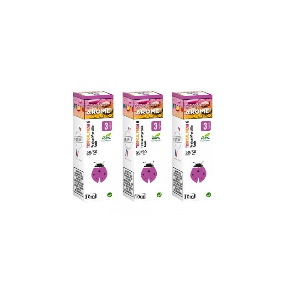 Tropical Fresh N°6 10ml - CONCEPT AROME Tropical Fresh N°6 10ml - CONCEPT AROME