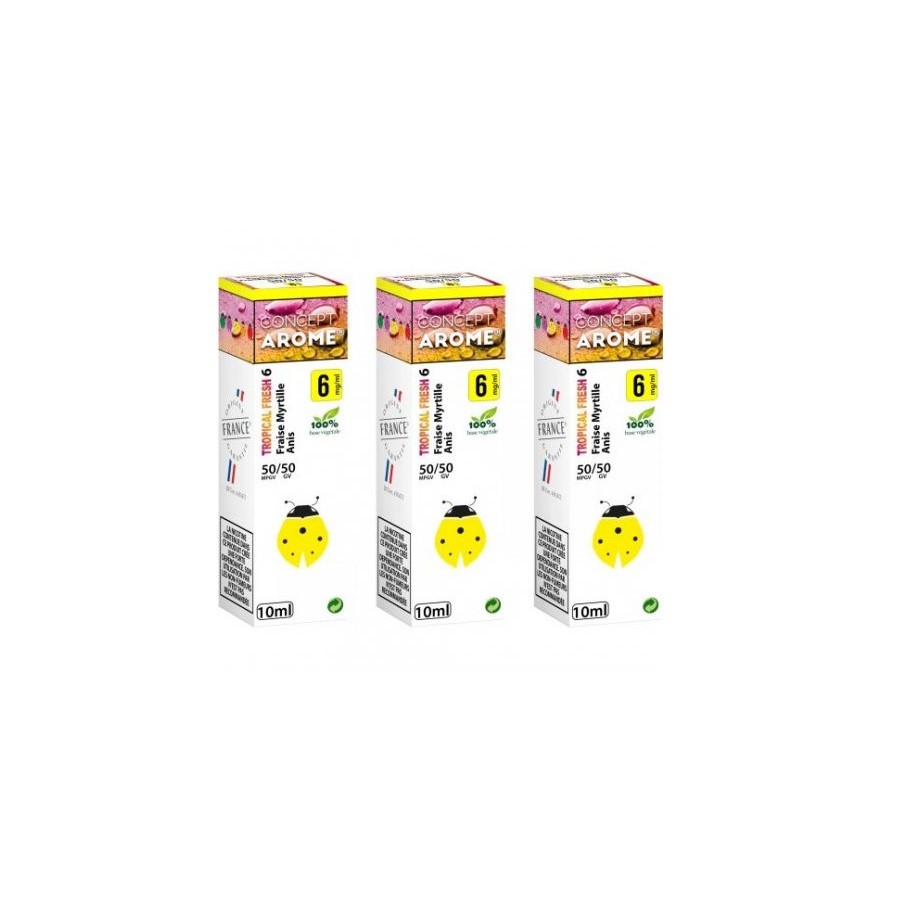 Tropical Fresh N°6 10ml - CONCEPT AROME Tropical Fresh N°6 10ml - CONCEPT AROME