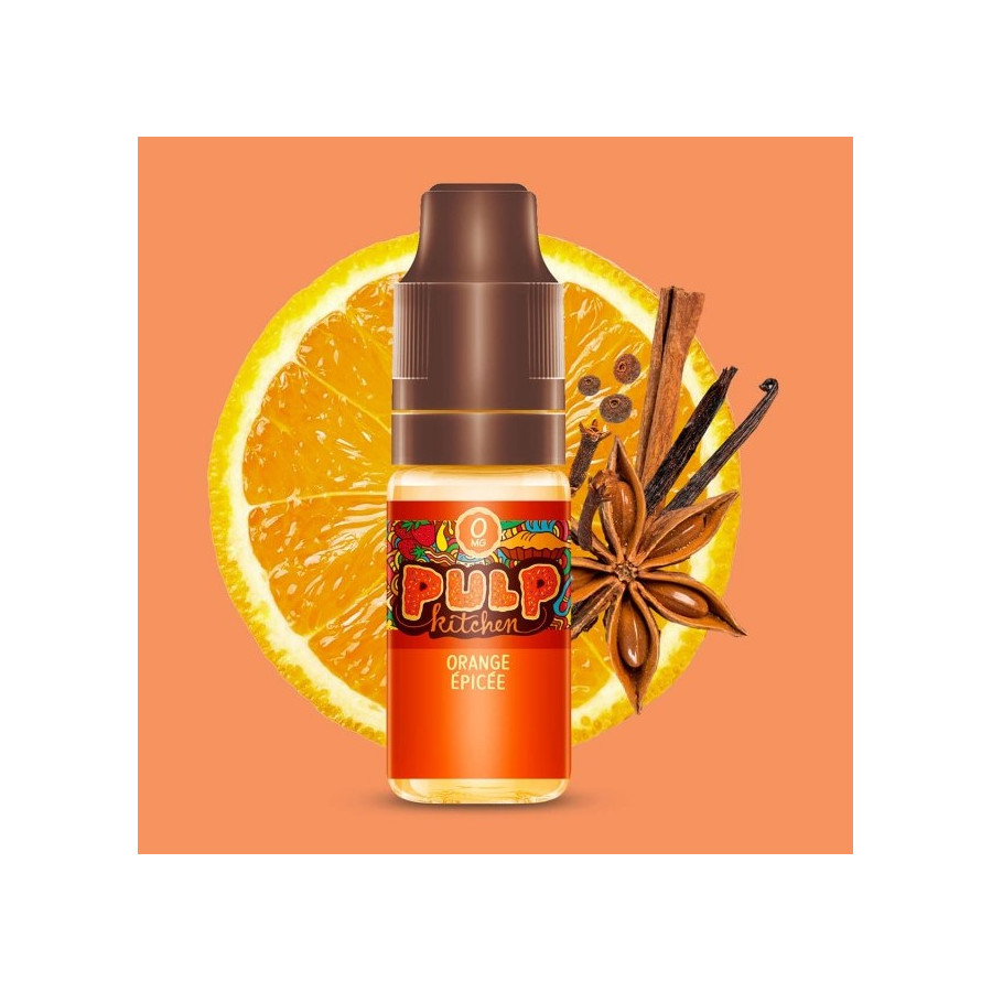 Orange épicée - 10ml - Pulp Kitchen (Lot de 10) Orange épicée - 10ml - Pulp Kitchen (Lot de 10)
