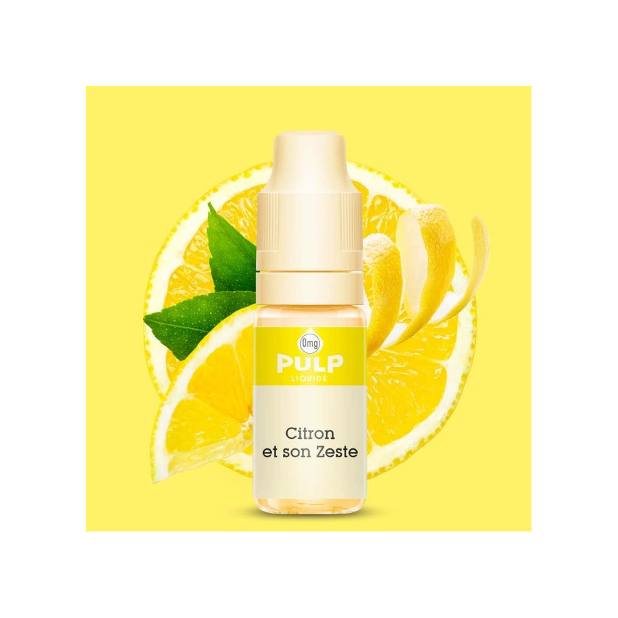 Citron et son zeste - 10ml - Pulp (Lot de 10) Citron et son zeste - 10ml - Pulp (Lot de 10)