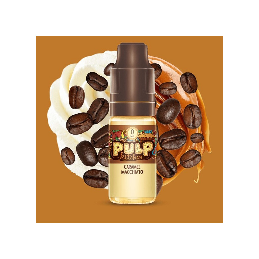 Caramel macchiato - 10ml - Pulp Kitchen (Lot de 10) Caramel macchiato - 10ml - Pulp Kitchen (Lot de 10)