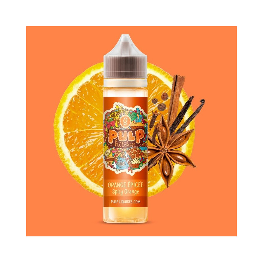 Orange épicée - 50ml - Pulp Kitchen Orange épicée - 50ml - Pulp Kitchen