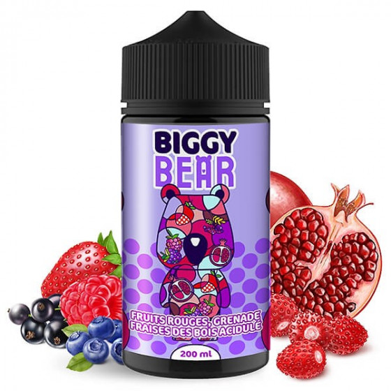 Fruits rouges Grenade Fraise des bois acidulée - 200ML - BIGGY BEAR