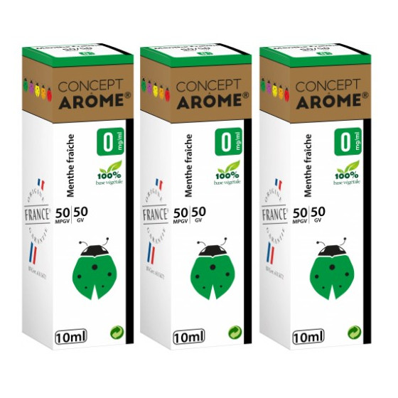 Menthe Fraiche 10ml - CONCEPT AROME
