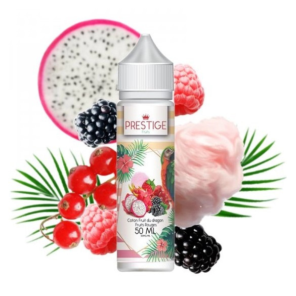 Cotton candy Fruit du dragon fruits rouges - 50ml - PRESTIGE FRUITS