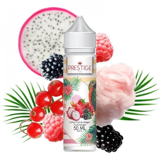 Cotton candy Fruit du dragon fruits rouges - 50ml - PRESTIGE FRUITS
