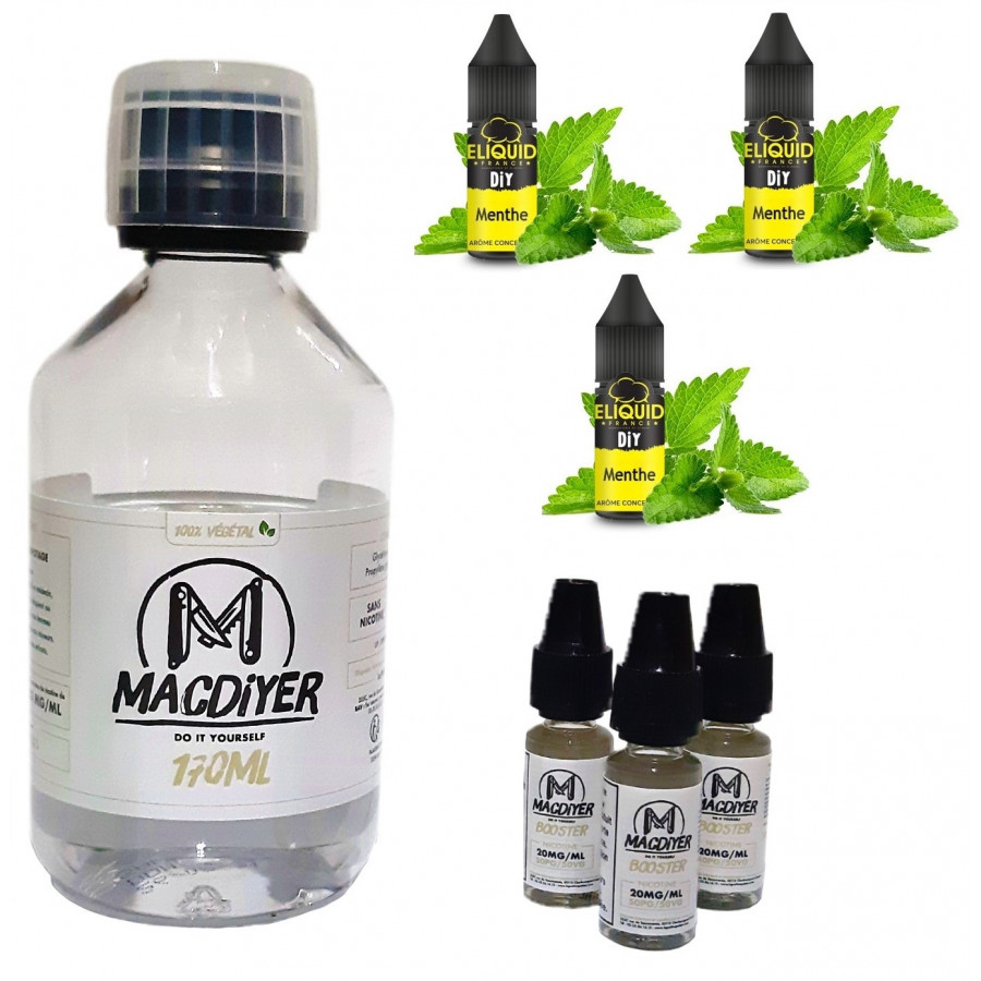 KIT DE PREPARATION POUR 230ML DE MENTHE KIT DE PREPARATION POUR 230ML DE MENTHE