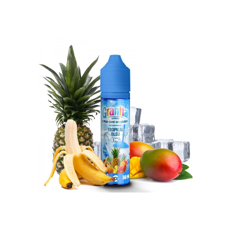 Tropical bleu - 50ml - GRANITA - ALFAFLIQUID Tropical bleu - 50ml - GRANITA - ALFAFLIQUID