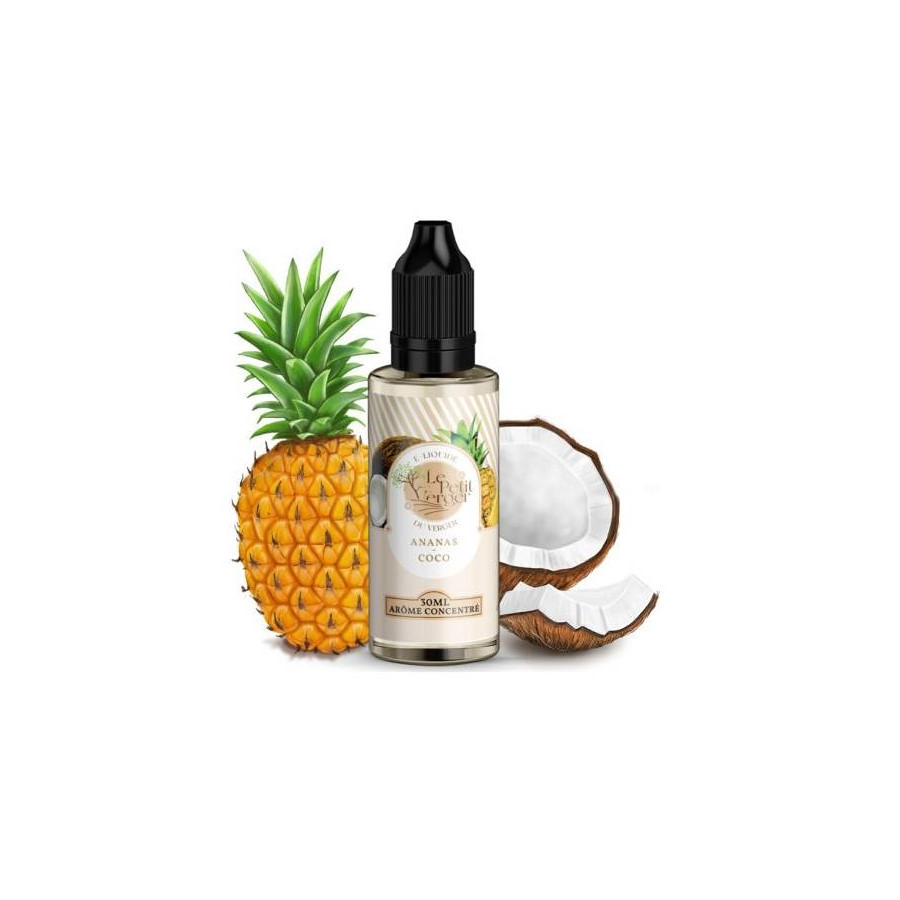 CONCENTRE ANANAS COCO 30ML - LE PETIT VERGER - SAVOUREA CONCENTRE ANANAS COCO 30ML - LE PETIT VERGER - SAVOUREA