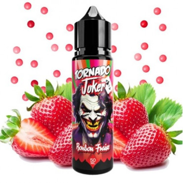 Bonbon fraise - 50ml - Tornado joker - AROMAZON