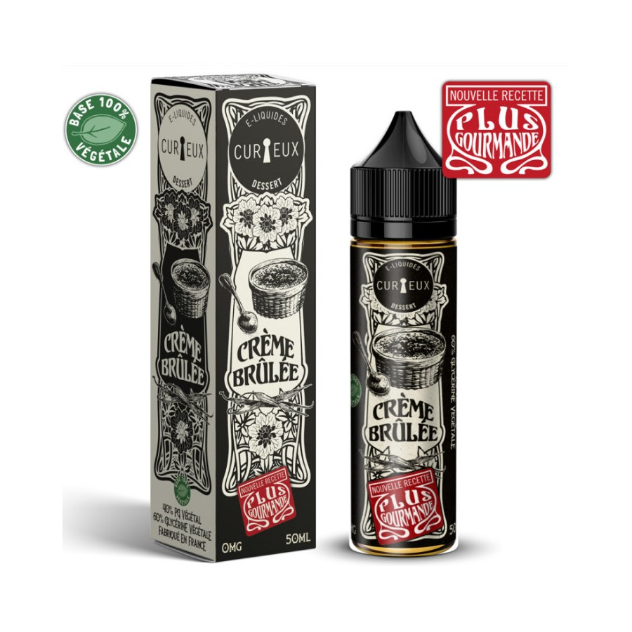 Crème brûlée - 50ml - CURIEUX Crème brûlée - 50ml - CURIEUX