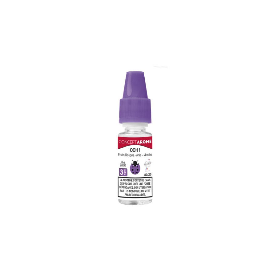 OOH 10ml - CONCEPT AROME ( Pack de 3 fioles) OOH 10ml - CONCEPT AROME ( Pack de 3 fioles)