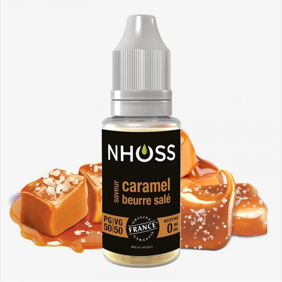 Caramel beurre salé 10ml - NHOOS ( le lot de 5 flacons)