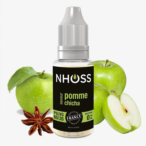 Pomme chicha 10ml - NHOOS ( le lot de 5 flacons)