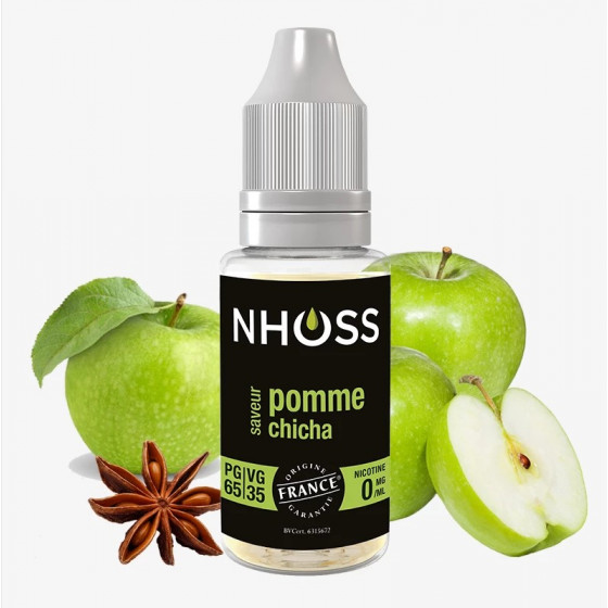 Pomme chicha 10ml - NHOOS ( le lot de 5 flacons)