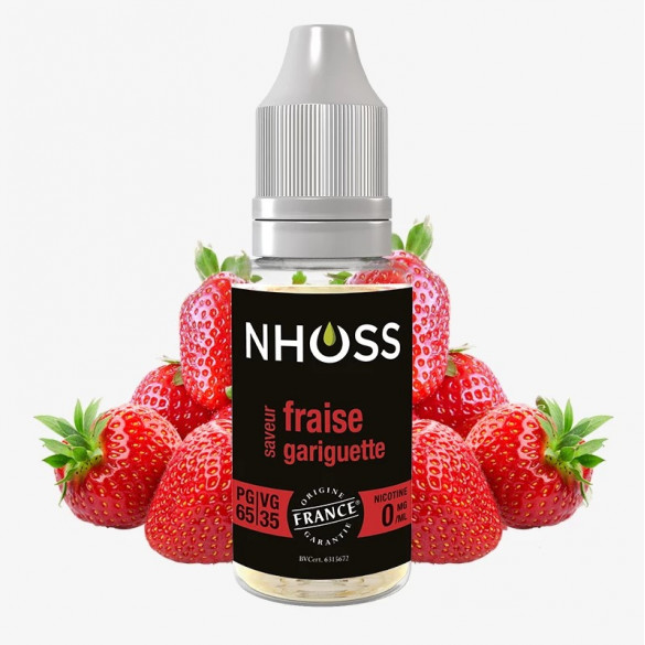 Fraise gariguette 10ml - NHOOS ( le lot de 5 flacons )