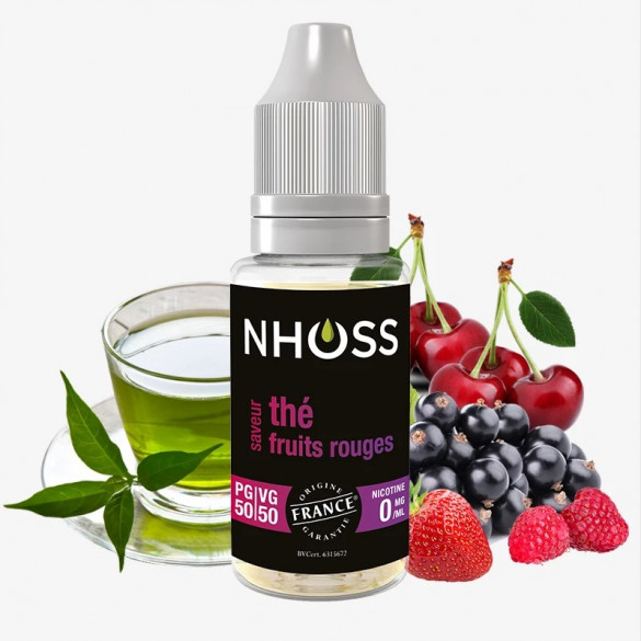 Thé fruits rouges 10ml - NHOOS ( le lot de 5 flacons )