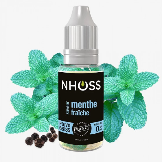 Menthe fraîche 10ml - NHOOS ( le lot de 5 flacons )