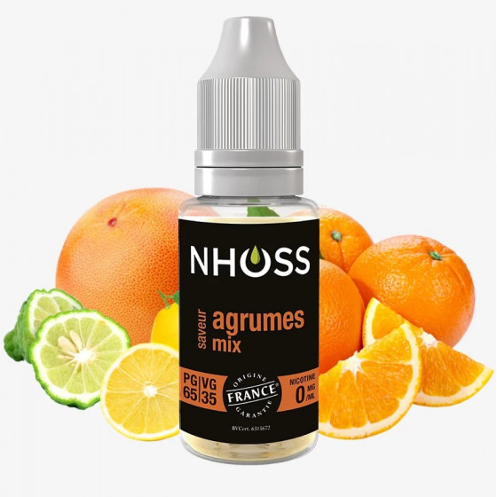 Agrumes mix 10ml - NHOOS ( le lot de 5 flacons )
