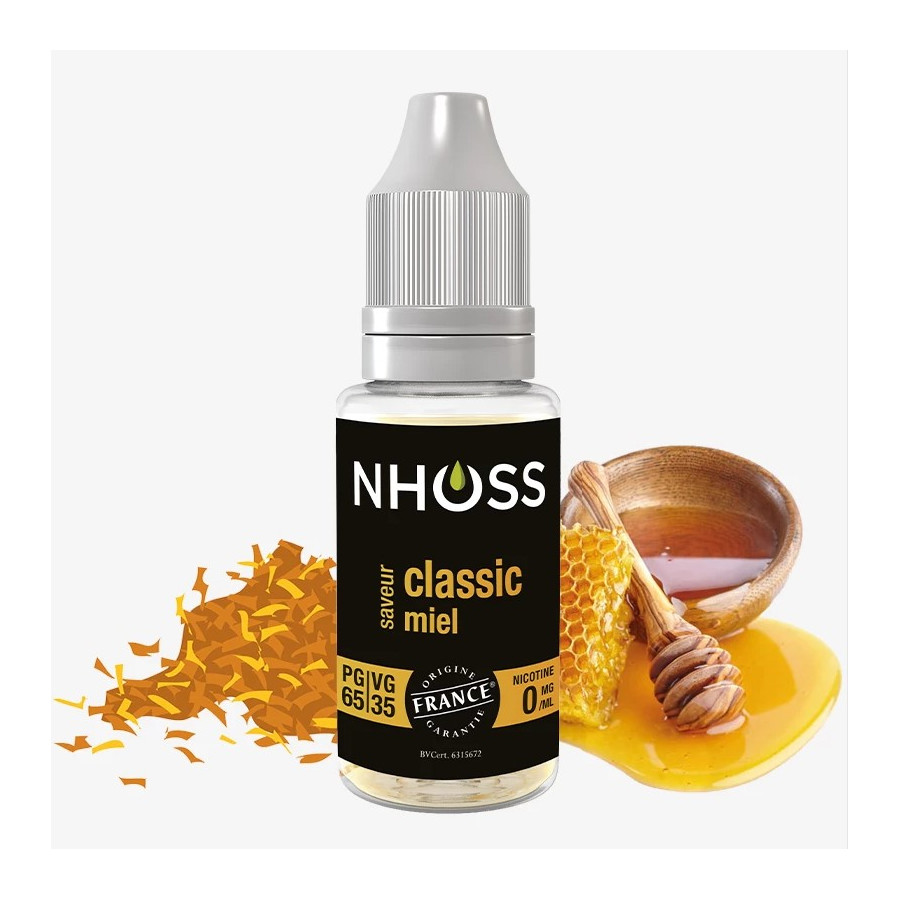 Classic miel 10ml - NHOOS ( le lot de 5 flacons ) Classic miel 10ml - NHOOS ( le lot de 5 flacons )