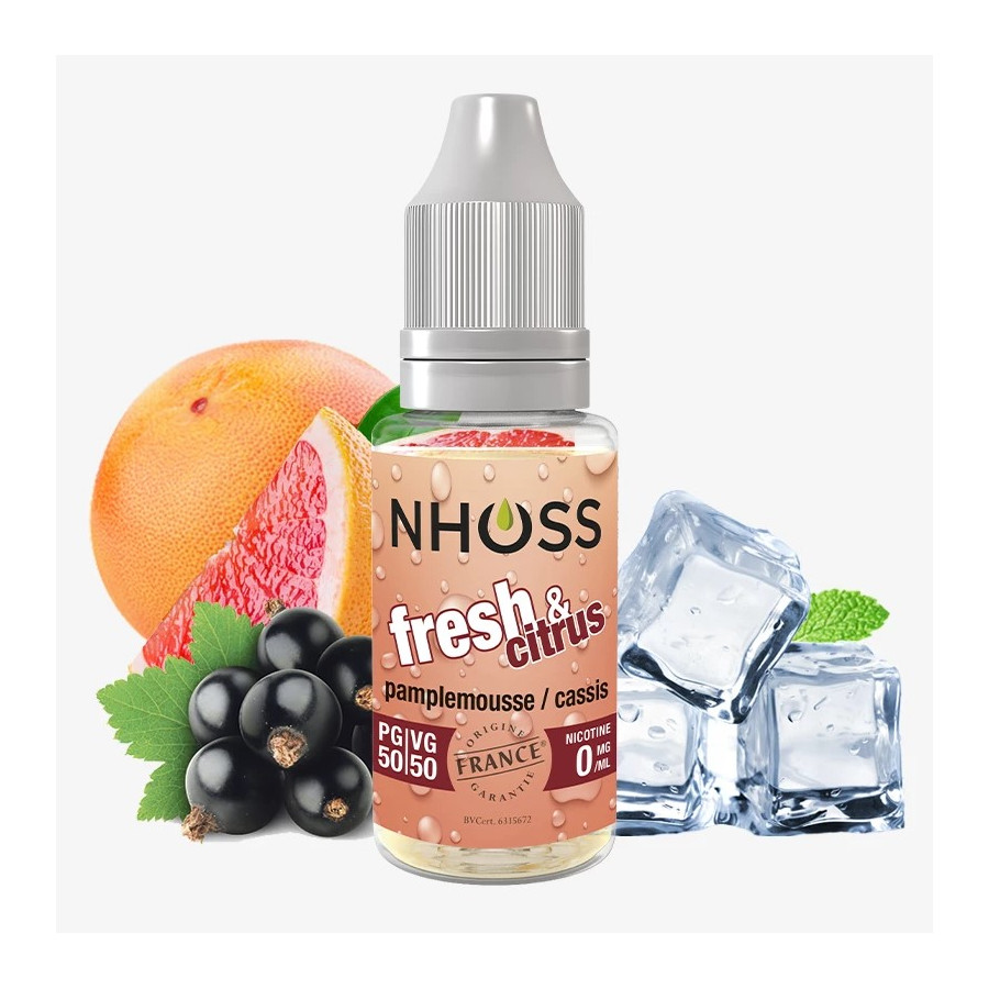 Fresh & citrus 10ml - NHOOS ( le lot de 5 flacons ) Fresh & citrus 10ml - NHOOS ( le lot de 5 flacons )