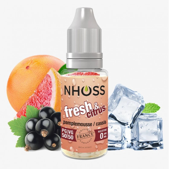 Fresh & citrus 10ml - NHOOS ( le lot de 5 flacons )