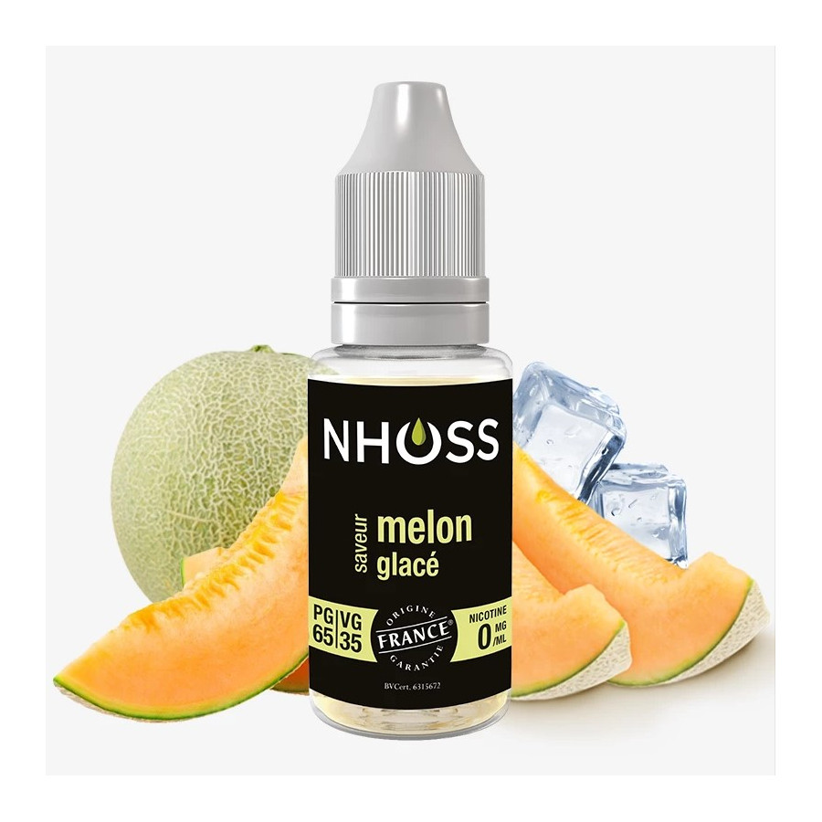 Melon glacé 10ml - NHOOS ( le lot de 5 flacons ) Melon glacé 10ml - NHOOS ( le lot de 5 flacons )