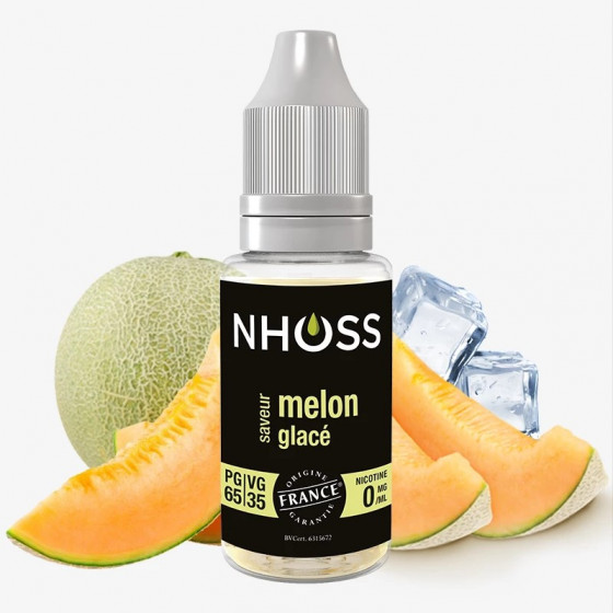 Melon glacé 10ml - NHOOS ( le lot de 5 flacons )