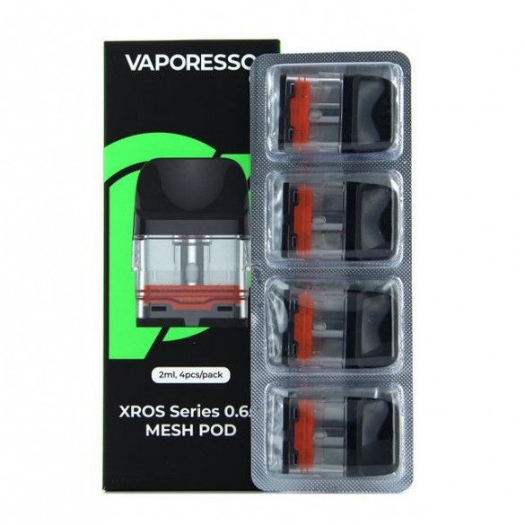 CARTOUCHE XROS 2/3 ML VAPORESSO (PACK DE 4)