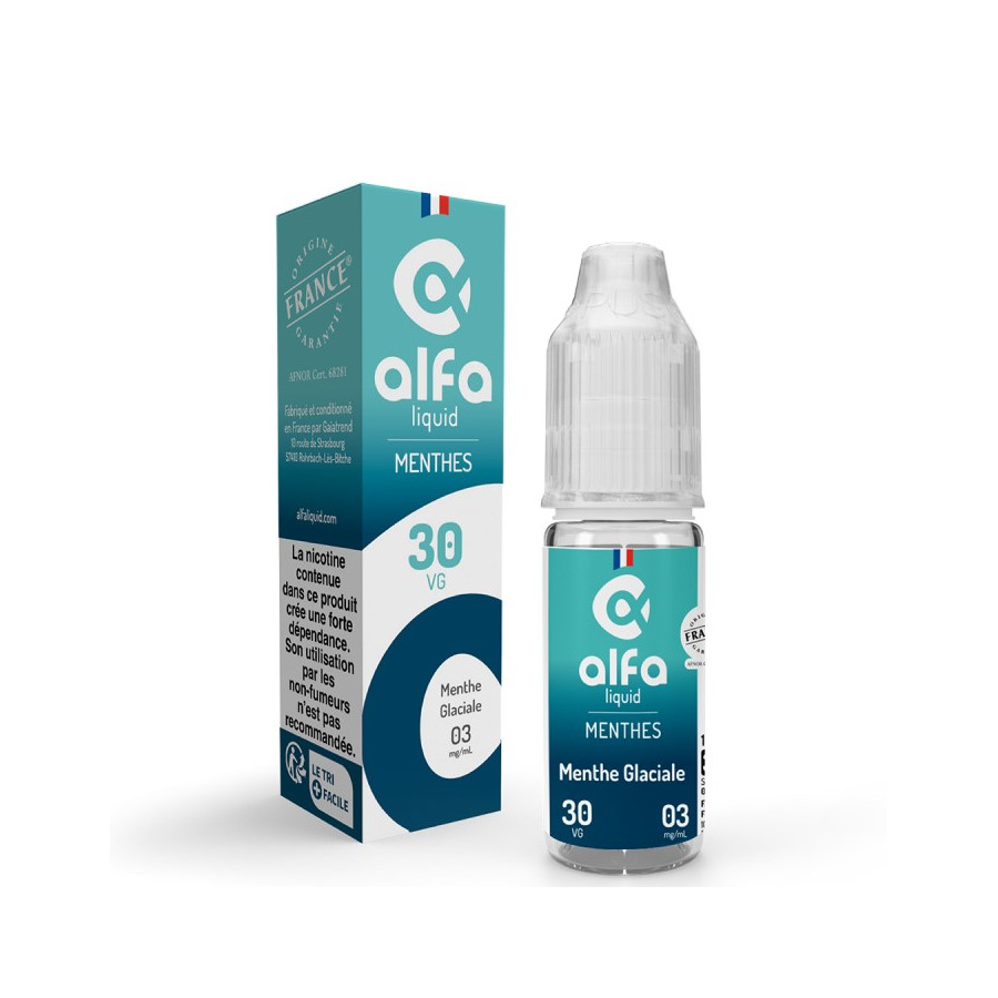 MENTHE GLACIALE 10ml - MENTHES - ALFALIQUID