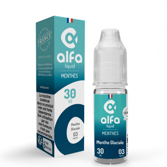 MENTHE GLACIALE 10ml - MENTHES - ALFALIQUID