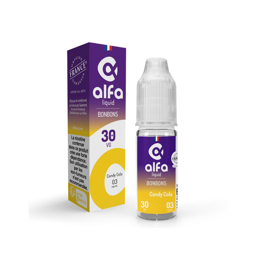 CANDY COLA 10ml - BONBONS - ALFALIQUID CANDY COLA 10ml - BONBONS - ALFALIQUID