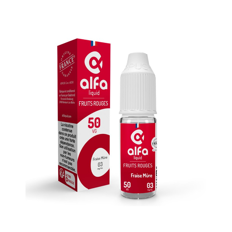 FRAISE MÛRE 10ml - FRUITS ROUGES - ALFALIQUID