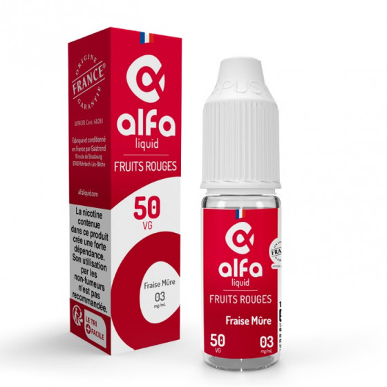 FRAISE MÛRE 10ml - FRUITS ROUGES - ALFALIQUID