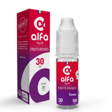 CASSIS 10ml - FRUITS ROUGES - ALFALIQUID