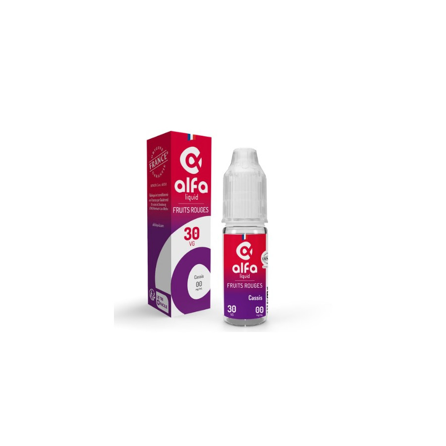 CASSIS 10ml - FRUITS ROUGES - ALFALIQUID