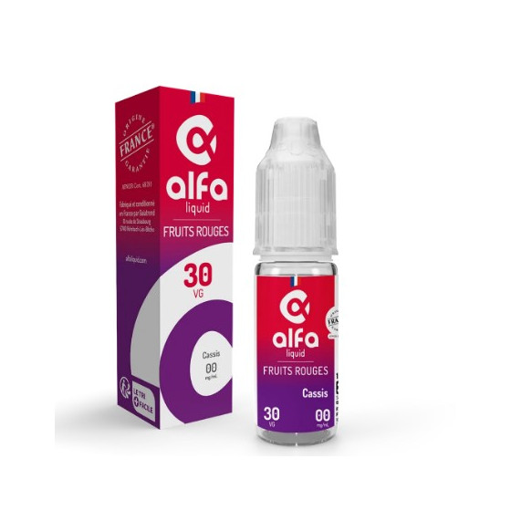 CASSIS 10ml - FRUITS ROUGES - ALFALIQUID