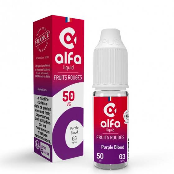 PURPLE BLOOD 10ml - FRUITS ROUGES - ALFALIQUID