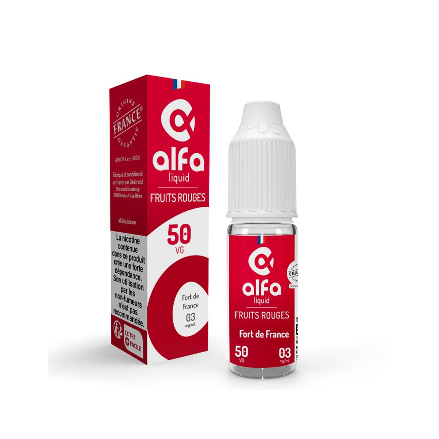 FORT DE FRANCE 10ml - FRUITS ROUGES - ALFALIQUID