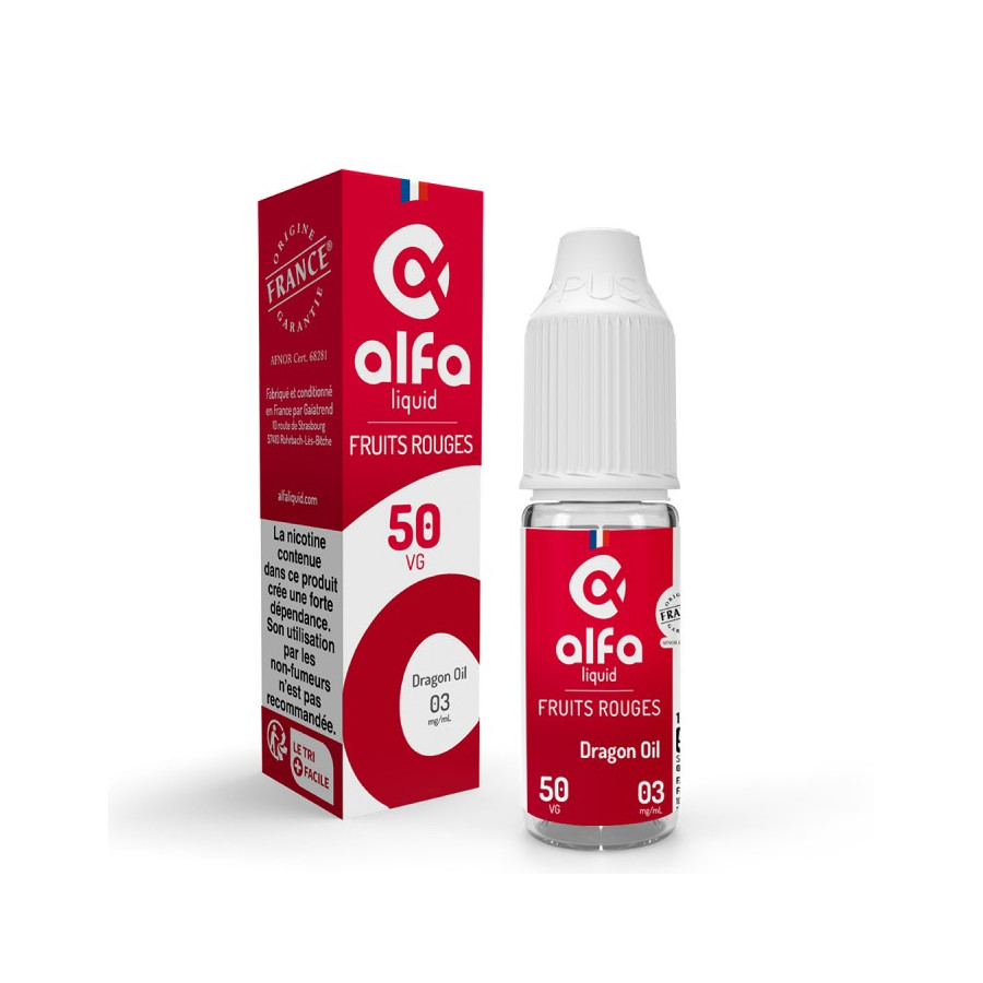 DRAGON OIL 10ml - FRUITS ROUGES - ALFALIQUID