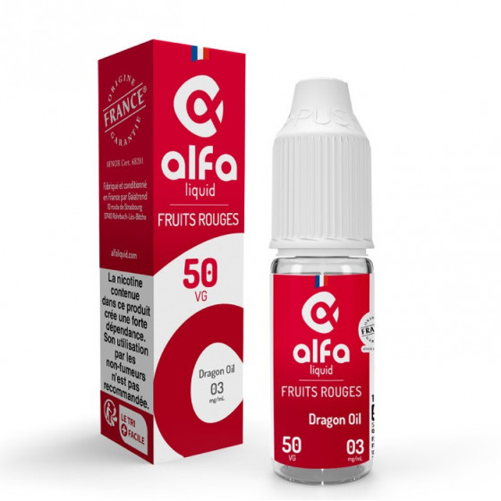 DRAGON OIL 10ml - FRUITS ROUGES - ALFALIQUID