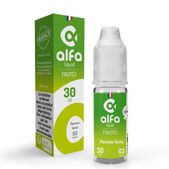 POMME VERTE 10ml - FRUITES - ALFALIQUID