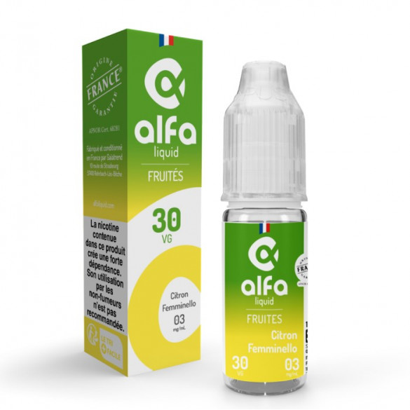 CITRON FEMMINELLO 10ml - FRUITES - ALFALIQUID