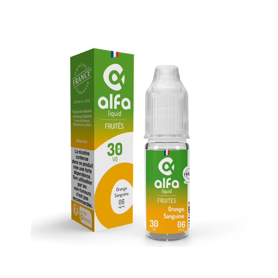 ORANGE SANGUINE 10ml - FRUITES - ALFALIQUID ORANGE SANGUINE 10ml - FRUITES - ALFALIQUID