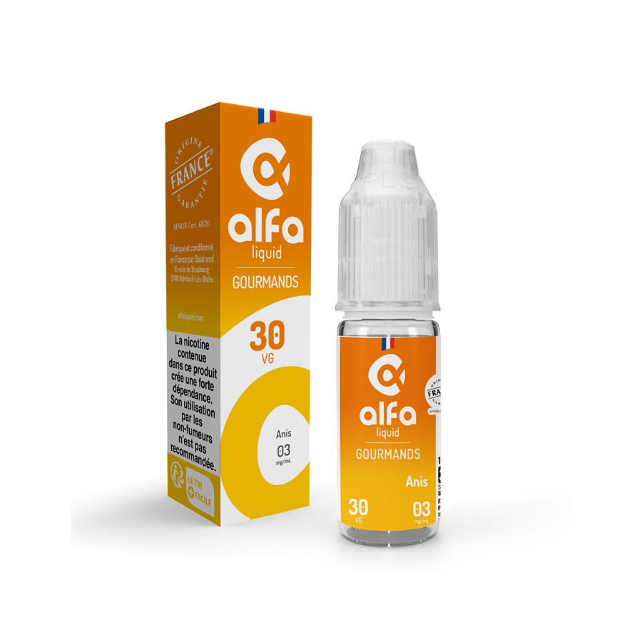 ANIS 10ml - GOURMANDS - ALFALIQUID ANIS 10ml - GOURMANDS - ALFALIQUID