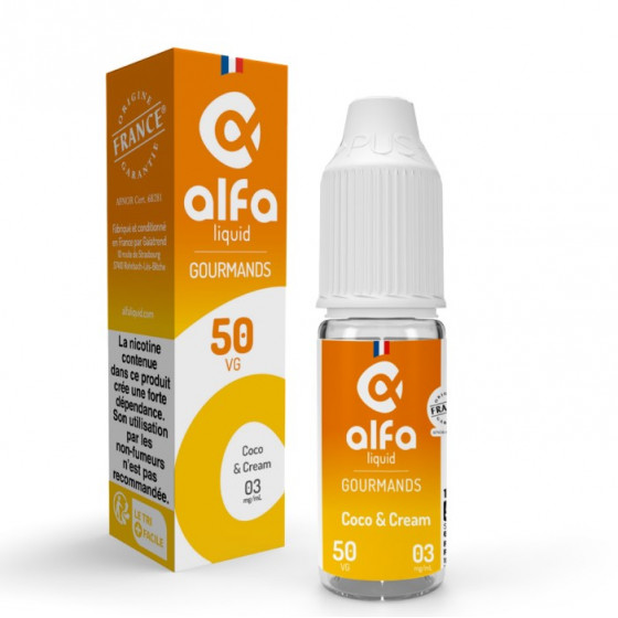 COCO & CREAM 10ml - GOURMANDS - ALFALIQUID