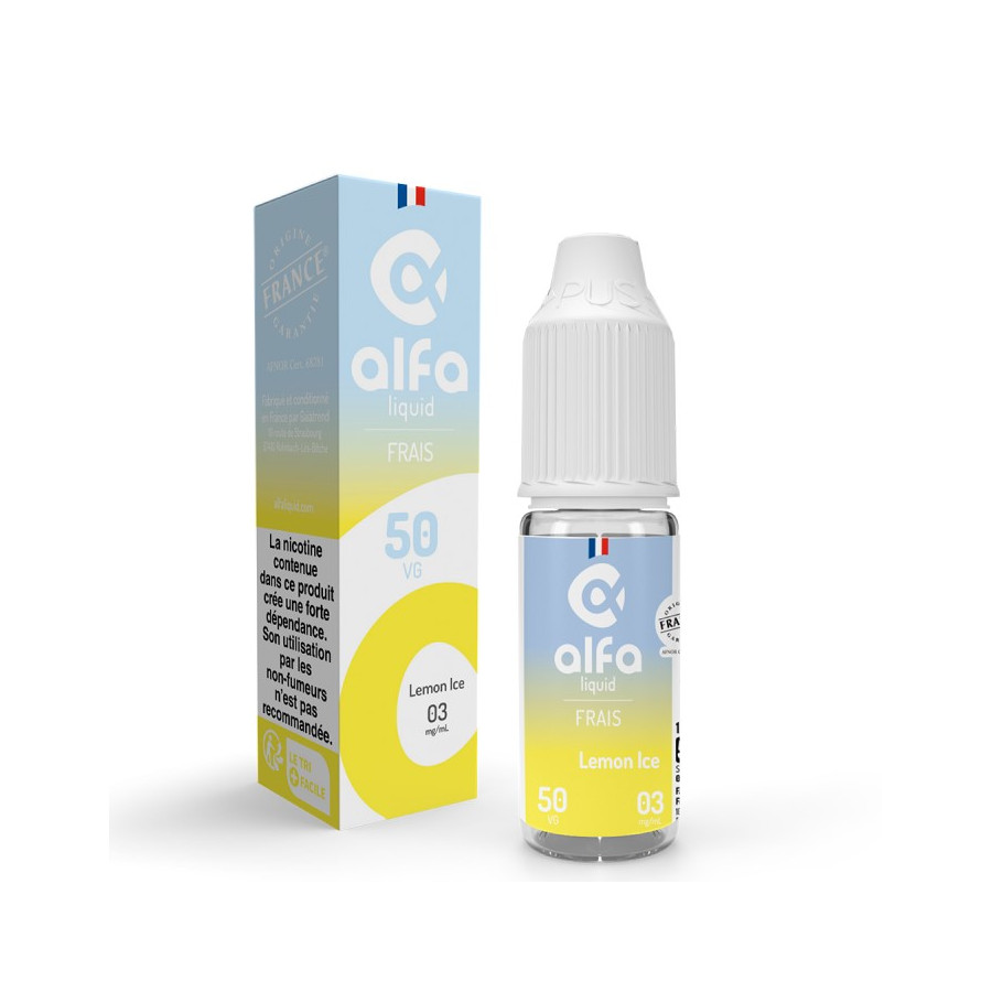 LEMON ICE 10ml - FRAIS - ALFALIQUID LEMON ICE 10ml - FRAIS - ALFALIQUID