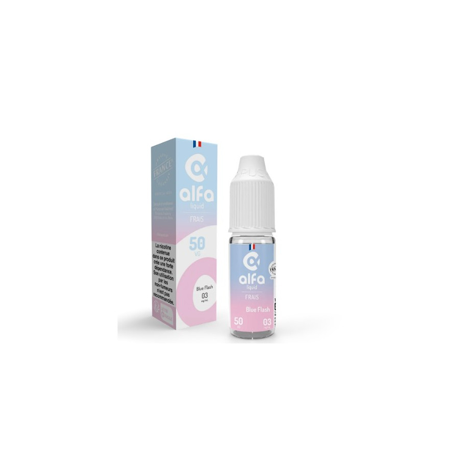 BLUE FLASH 10ml - FRAIS - ALFALIQUID BLUE FLASH 10ml - FRAIS - ALFALIQUID