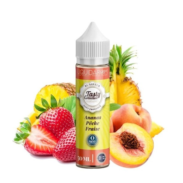 Ananas pêche fraise - 50ml - Tasty Collection